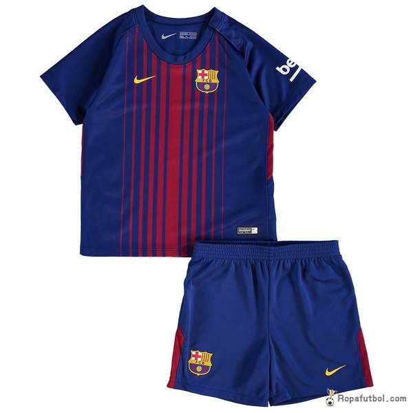 Camiseta Barcelona Replica Primera Ropa Niños 2017/18